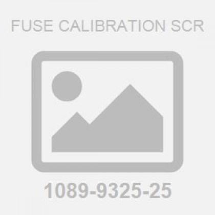 Fuse Calibration Scr